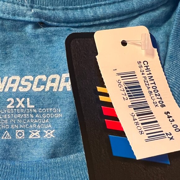NASCAR Chicago Street Race Pizza Tee NWT 2XL - Picture 3 of 3